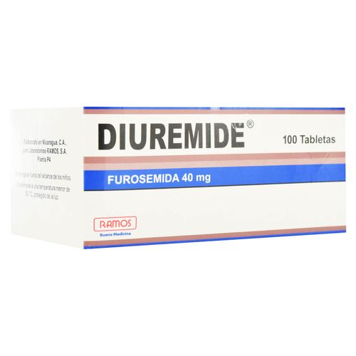 Diuremide Furosemida 40Mg Ramos 100Tab