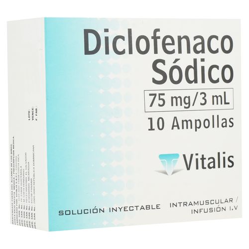 Diclofenaco Sodio Ampolla 75Mg 3Ml