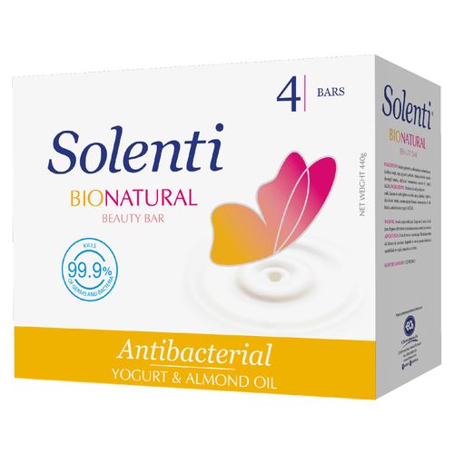 Jabón Toc Solenti Antibacterial 4U 440G