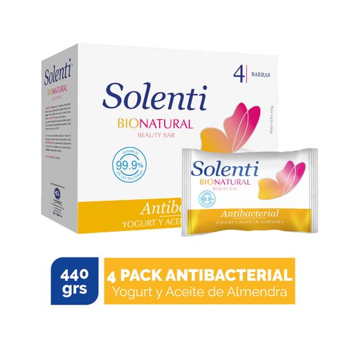 Jabón Toc Solenti Antibacterial 4U 440G