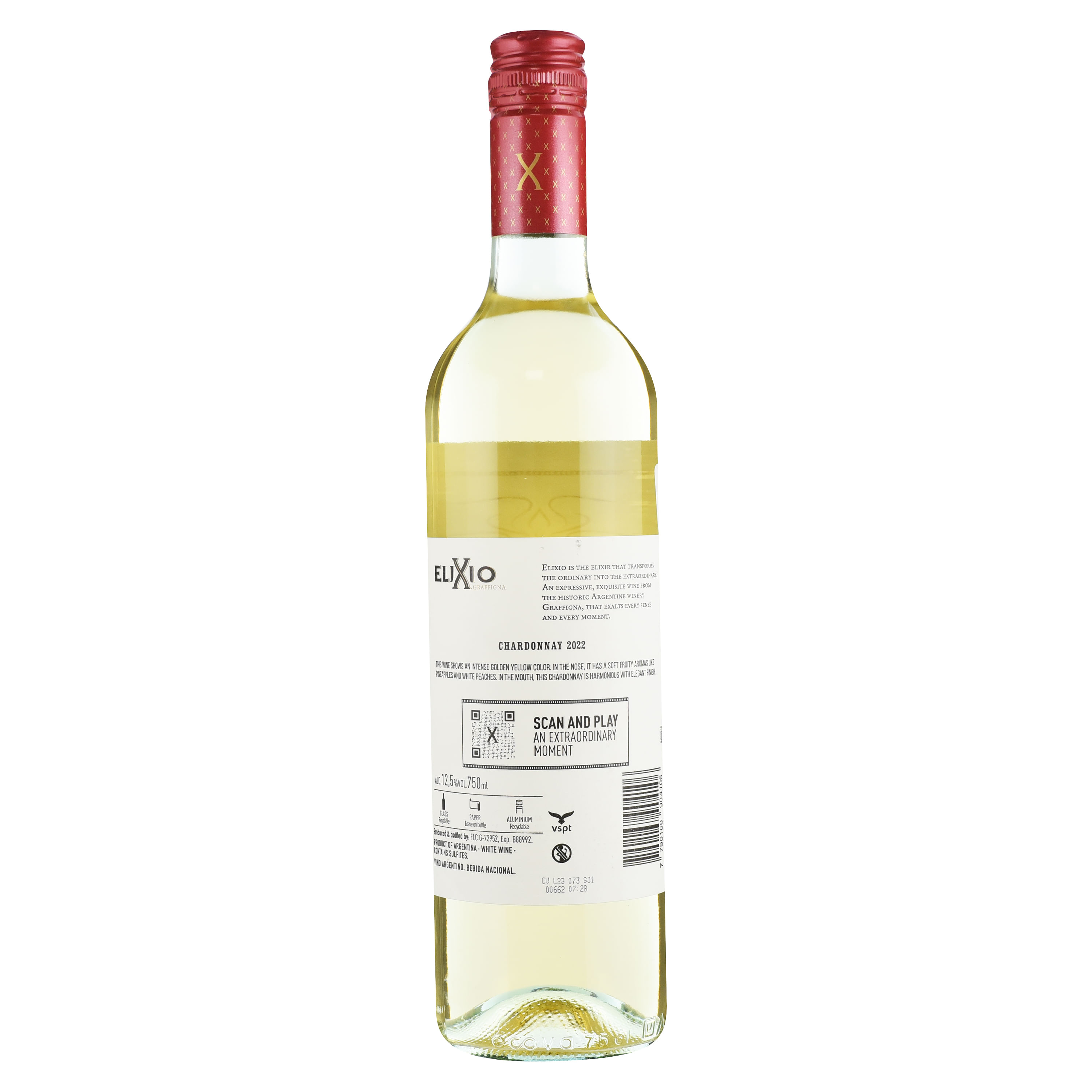 Comprar Vino Blanco Elixio Chardonnay - 750ml | Walmart Nicaragua