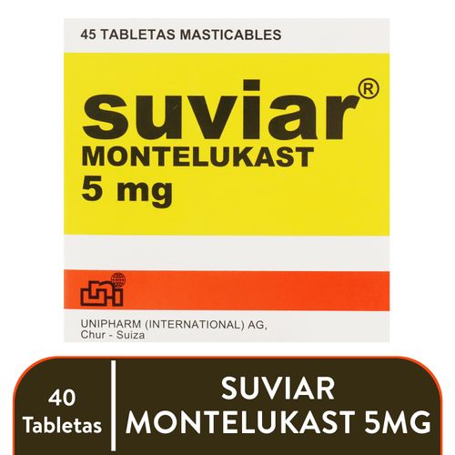 Suviar Unipharm 5mg x 45 Tabletas