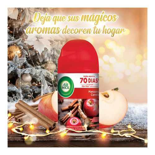 Repuesto para Aromatizante Ambiental AirWick Freshmatic aroma Manzana Canela - 250 ml