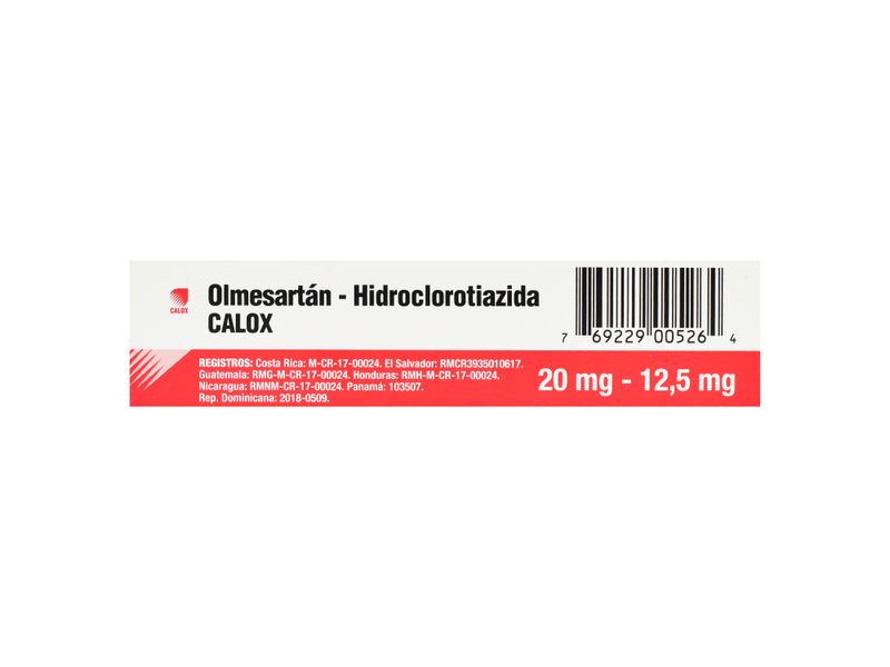 Olmesartan-Hidroclorotiazida-20Mg12-30Ta-2-26118