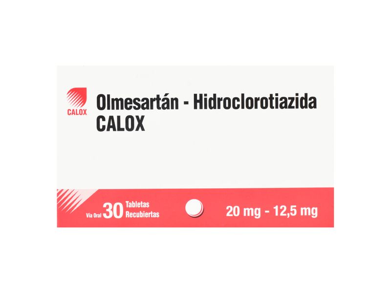 Olmesartan-Hidroclorotiazida-20Mg12-30Ta-3-26118