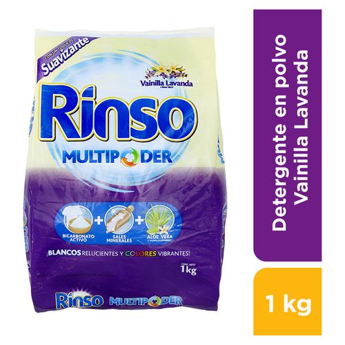 Detergente En Polvo Rinso Lavanda Y Vainilla - 1000gr