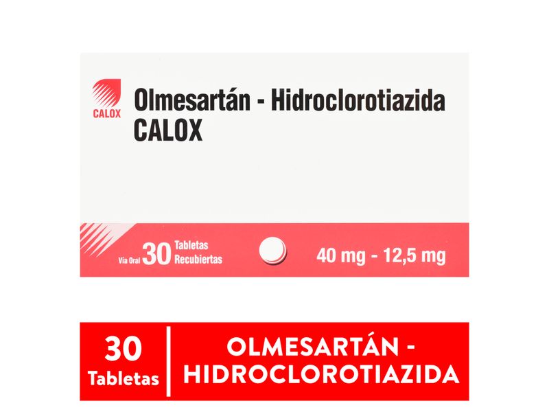 Olmesartan-Hidroclorotiazida-40Mg12-30Ta-1-26119