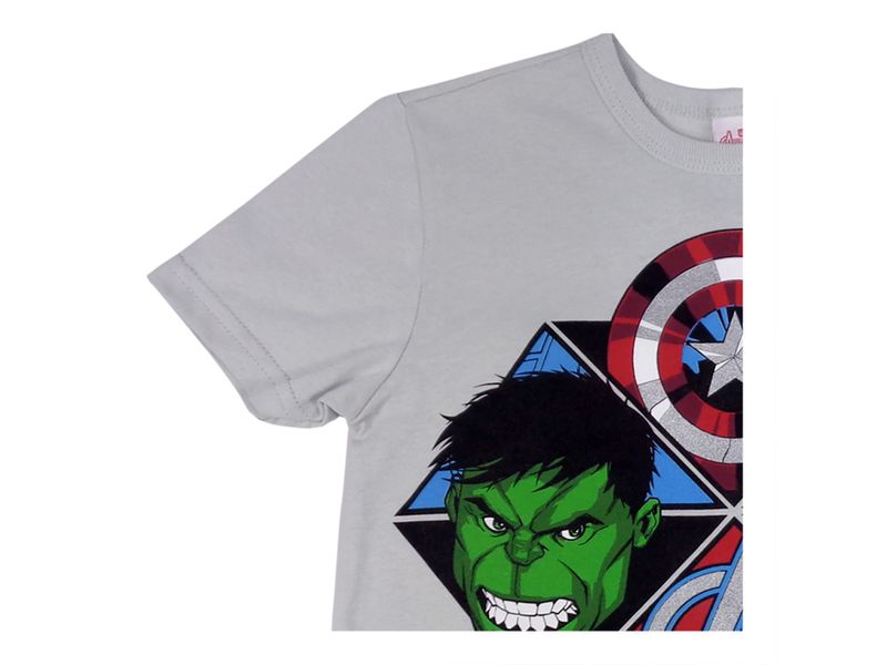 Conjunto-Marvel-Gris-Manga-Corta-Ni-os-de-4-a-10-a-os-2-33365