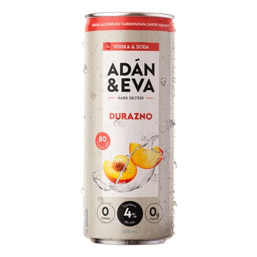 Brandy Adan Y Eva Seltzer Durazno Rose - 355ml