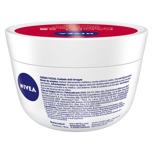 Crema Facial Nivea Hidratante Antiedad 5 En 1 Cuidado Anti-Arrugas - 100ml