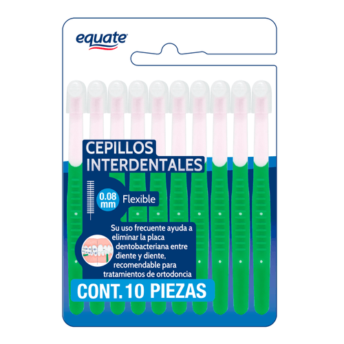 Cepillos flexibles Equate Interdentales -10 Uds