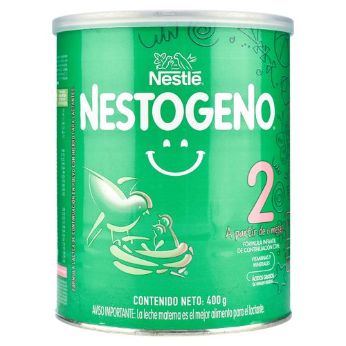 Fórmula Láctea Nestogeno 2  Vitaminas Y Minerales Y Ácidos Grasos De Origen Vegetal - 400 g