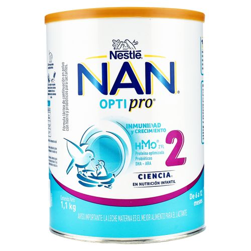 Fórmula láctea Nan 2 optipro - 1100 g