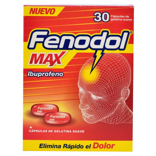 Fenodol Max Ibuprofeno 400Mg 30Gelcap