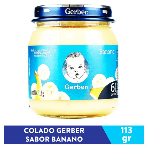 Colado Gerber Banano 113Gr