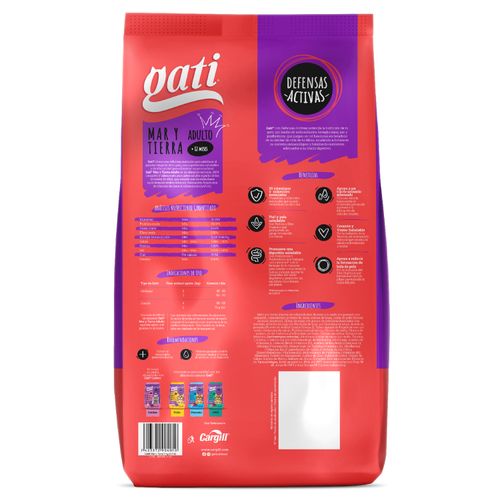 Alim Gati Gato Adult Mar Y Tierra 3000Gr