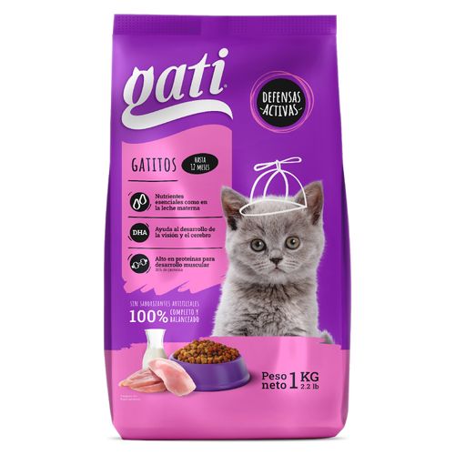 Alim Gato Gati Gatitos 1000Gr