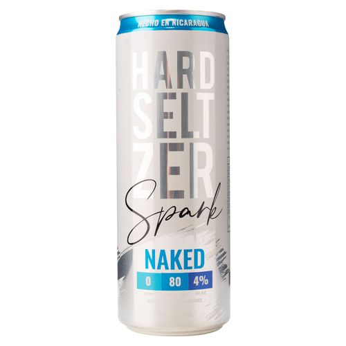 Bebida alcohólica Hard Seltzer spark naked - 355 ml