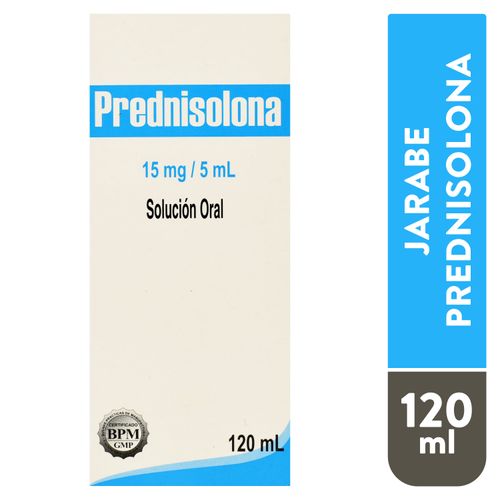 Medicamento Ramos Prednisolona 15mg 5ml En Jarabe - 120ml