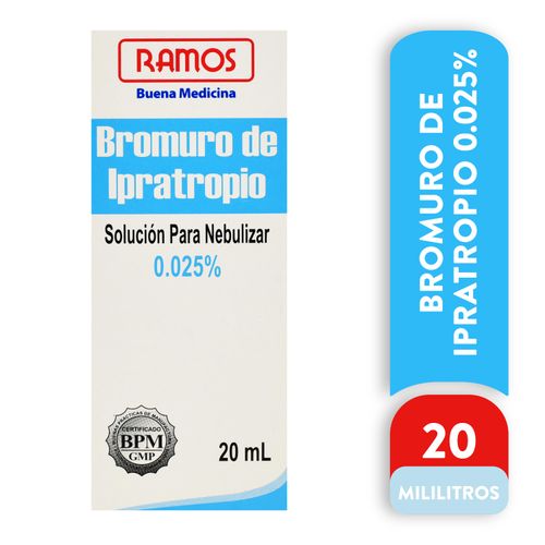 Bromuro Ipatropio Nebulizar Ramos 20Ml