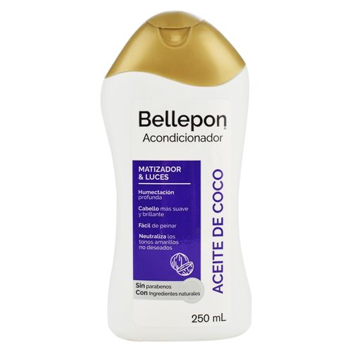 Acondicionador Bellepon Negro Matizad Y Luces - 250ml