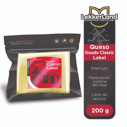 Queso Lekkerland Gouda Classic 200 Gr