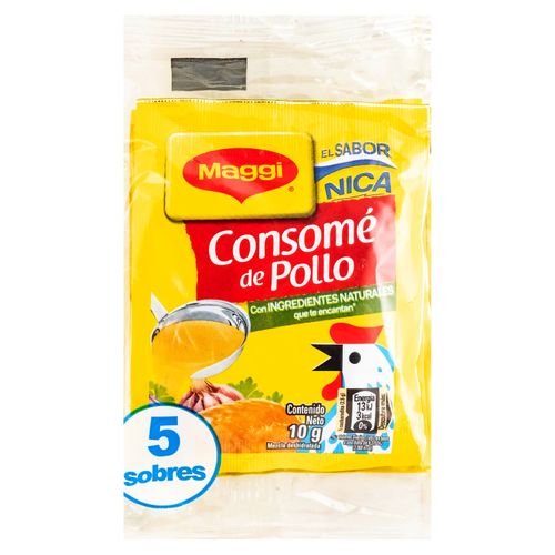 Consomé Pollo Maggi Flowpack  5 Uds - 50 g