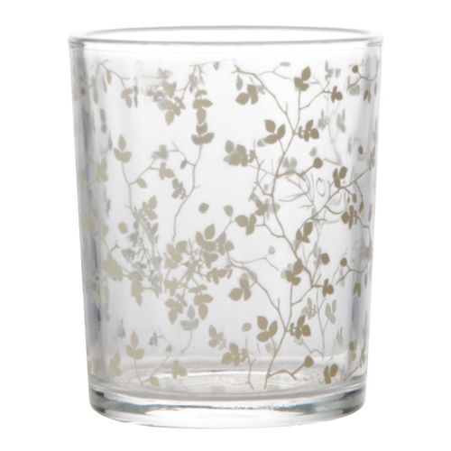 Ms Vaso De Vidrio Floral 210ml