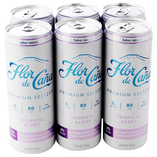 6pk Seltzer Fdc Premium Tropical 2130ml