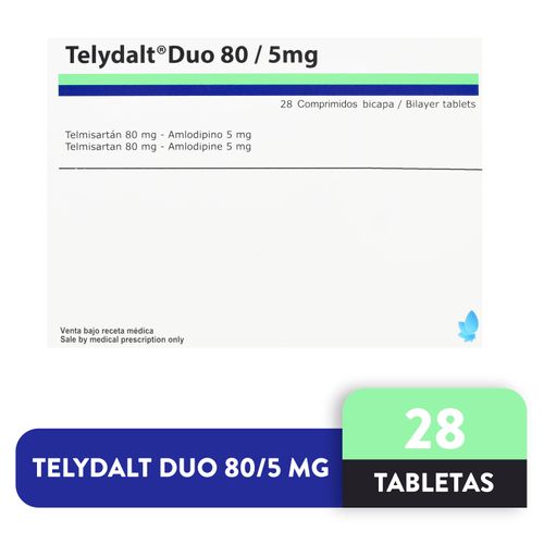 Telydalt Duo 80 5 Mg Cja X 28 Tab 88