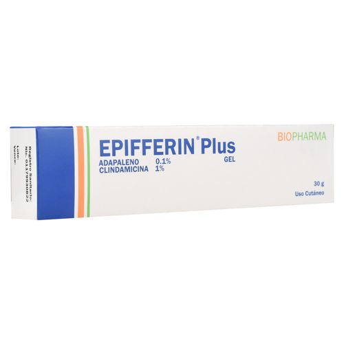 Epifferin Plus Gel 0.1 Tubo X 30 Grs