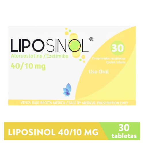 Liposinol 40 Mg 10 Mg Cja X 30 Comp