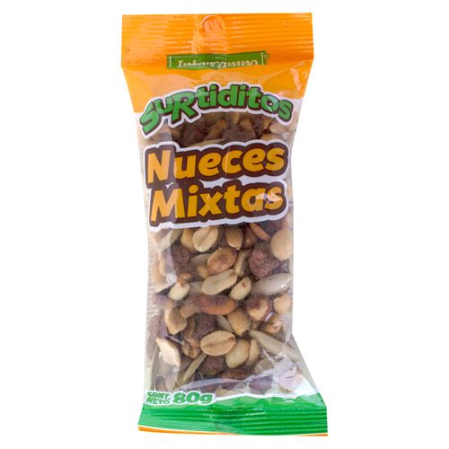 Nueces Mixtas Surtiditos Doypack 80gr