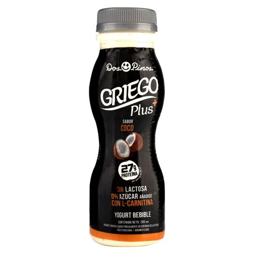 Yogurt Dos Pinos Griego Sabor Coco 200ml