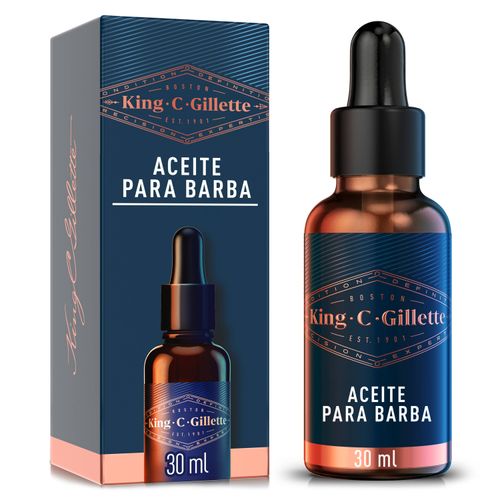 Aceite Gillette para barba hidratación y suavidad con argán - 30 ml