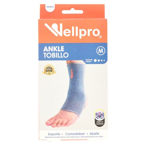 Tobillera Elastica Talla M Wellpro