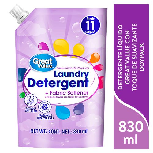 Det Liquido Pouch Toque Suavizante 830ml