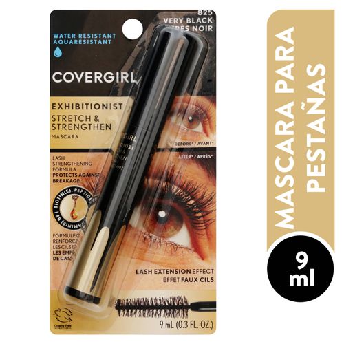 Mascara para pestañas Covergirl color 805 very black - 9 g