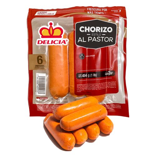 Delicia Chorizo Pastor 454Gr