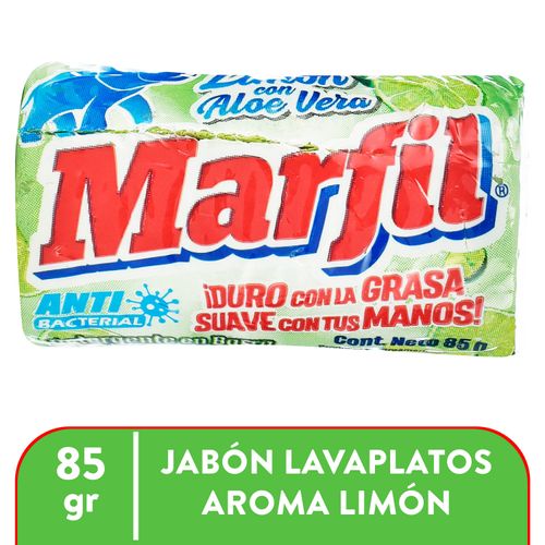 Detergente Marfil en Barra Limón Con Aloe Vera - 85 g