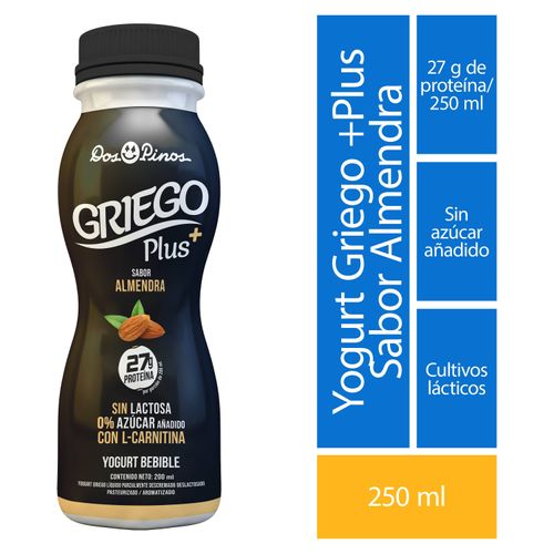 Yogurt Dos Pinos Griego Almendras 200Ml