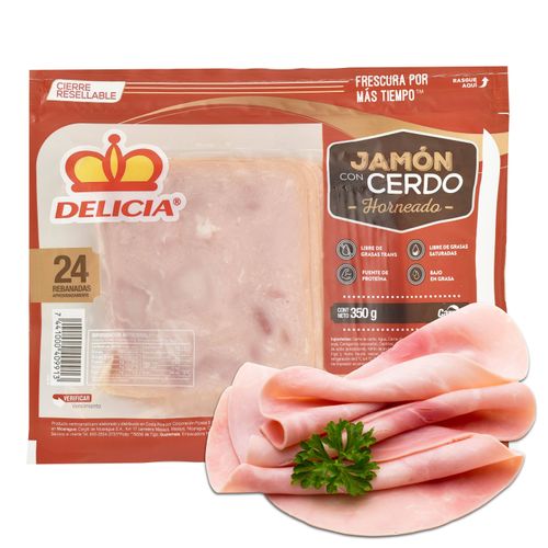 Jamón  de Cerdo Horneado Delicia - 350 g