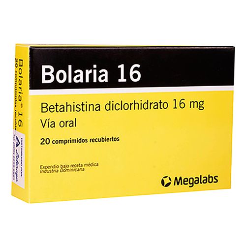 Bolaria 16 Mg 20 Tableta Recubie