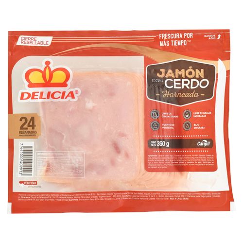 Jamón  de Cerdo Horneado Delicia - 350 g