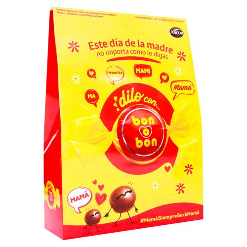 Chocolate bon o bon Arcor relleno de crema de maní y oblea 5 uds- 75 g