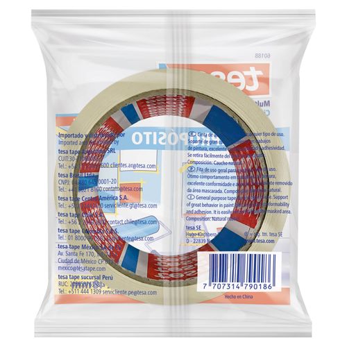 Tesa Masking 2Pulg Bolsa 25Mx48Mm 1U