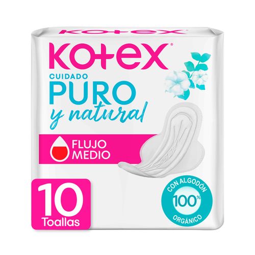 Toalla Ultrafina Kotex Pure 10U
