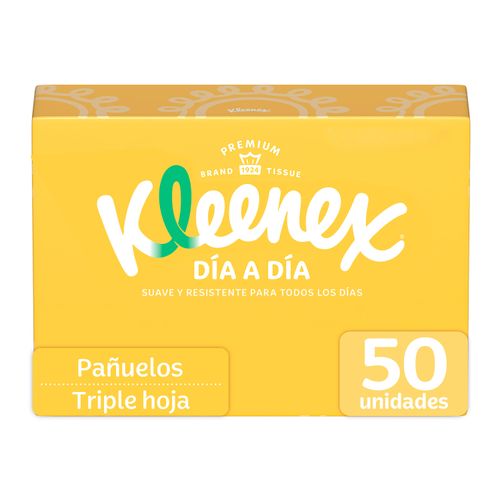 Pañuelos Faciales Kleenex Junior - 50Uds