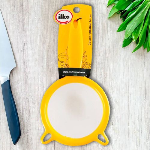 Colador Polipropileno 14cm Malla Nylon