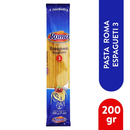 Pasta Roma Espaguetini No3 - 200g
